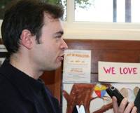 warwick payne being interviewed