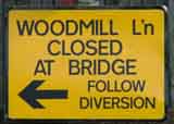 diversion sign