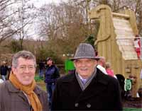 John Denham MP with Robbie Robinson