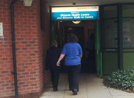 bitterne walk in centre sign