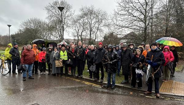protest highfield campus uni dev LDRS